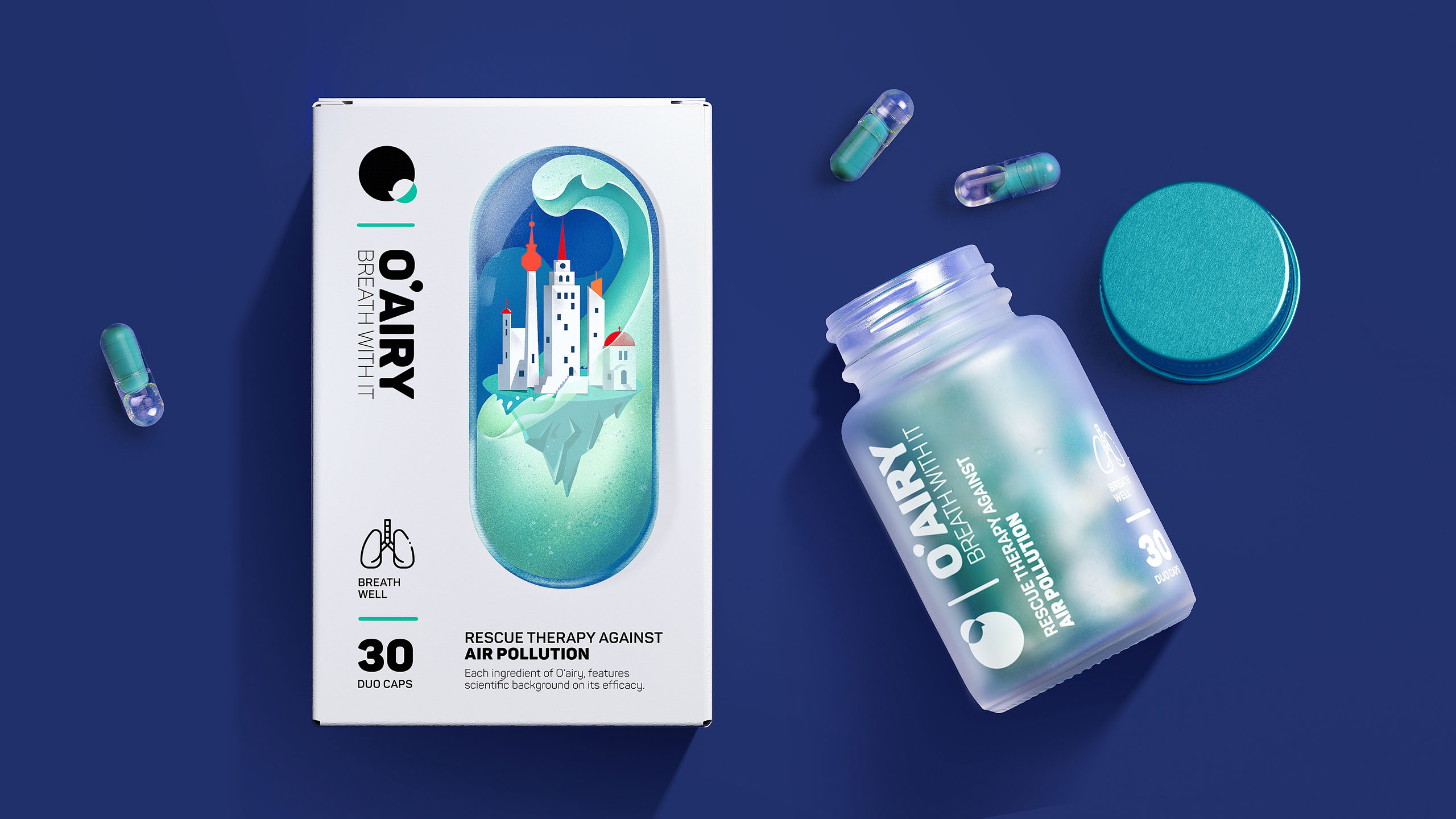 DEEEZ | O’airy Anti Air Pollution Supplements With AR Capabilities! Pentawards Winner