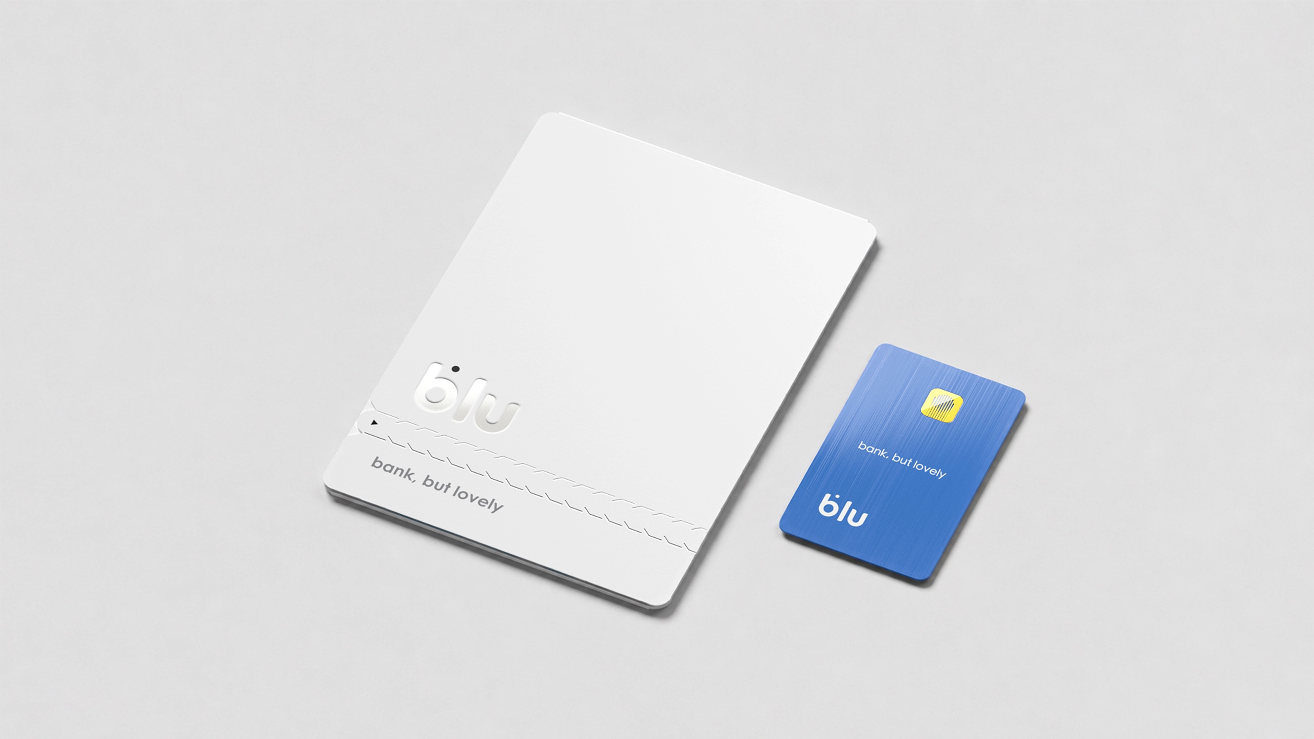 Blu Bank packaging unboxing experience