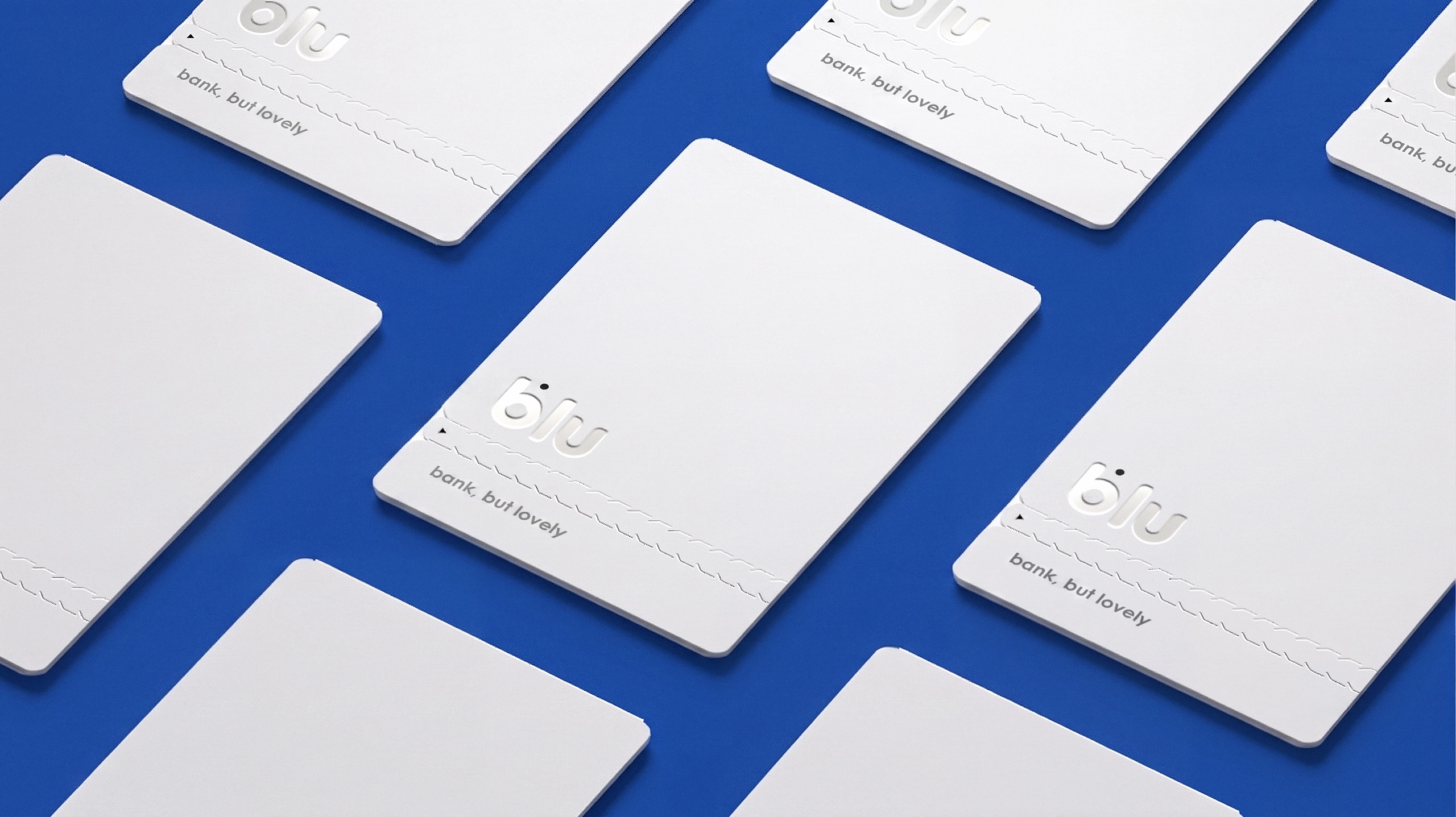Blu Bank structural packaging design